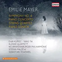 Capriccio CD EMILIE MAYER, EWA KUPIEC, YANG TAI, - Symfoni nr. 4 - Pianokonsert - C5339 Capriccio Digit 2018 Österrike Klassisk Begagnad gray