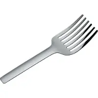 Alessi Tibidabo Spagettigaffel - Serveringsbestick Rostfritt Stål