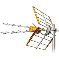 Televes 149221, Utomhus, Orange, Mono, ABS, Gjuten aluminium, 470 - 698 MHz, 15 dBi