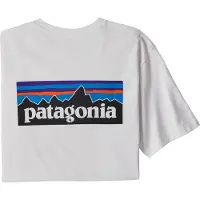 Patagonia P-6 Logo Responsibili T-Shirt white Storlek XS