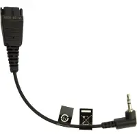 Jabra QD Telefon-Headsetkabel 0 mm Svart
