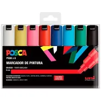 Posca Tuschpennor POSCA PC-8K Multicolour 8 Delar 1 antal