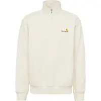 Carhartt WIP Sweatshirt 'American Script' guldgul / burgunder / naturvit