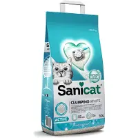 Sanicat Clumping White Active Marseille Soap kattsand