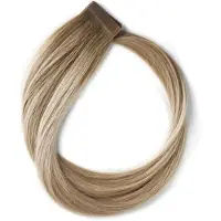 Rapunzel of sweden Premium Tape Extensions Straight / Classic Tape 4 cm / 8 pieces Brown Ash Blonde Balayage B5.1/7.3 40 cm Löshår 18 g