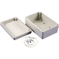 Hammond Electronics RP1385 Universalhölje 186 x 146 x 110 ABS Ljusgrå 1 st