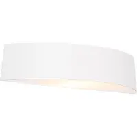 QAZQA Modern utomhusvägglampa vit IP44 - Caz