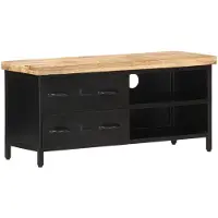 vidaXL TV-bänk 90x30x41 cm grovt mangoträ