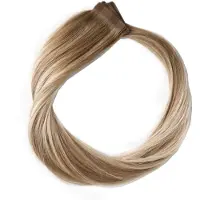 Rapunzel of sweden Premium Tape Extensions Straight / Classic Tape 4 cm / 8 pieces Dark Ashy Blonde Balayage B2.6/10.7 40 cm Löshår 18 g