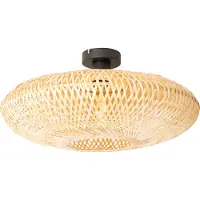 QAZQA Smart taklampa bambu 50 cm inkl. Wifi G95 - Ostrava