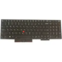 Lenovo Primax - Ersättningstangentbord för bärbar dator - med Trackpoint, UltraNav - bakgrundsbelyst - QWERTY - Svenska/finska - svart - för ThinkPad E580...