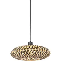 QAZQA Orientalisk pendellampa svart bambu 40 cm - Ostrava