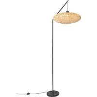 QAZQA Orientalisk golvlampa bambu - Ostrava