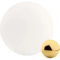 Flos Bordslampa , COPYCAT, dimbara, Vit, Vardagsrum, Glas, Design