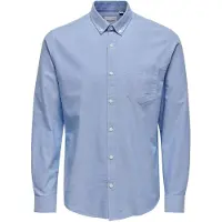 Only & Sons Skjorta 'Alvaro' rökblå