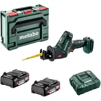 Metabo SSE 18 LTX Compact Tigersåg Batteridriven 602266500 inkl. 2x batterier, inkl. Tillbehör