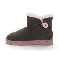 Gooce Snöboots 'Geetika' mörkgrå / rosa