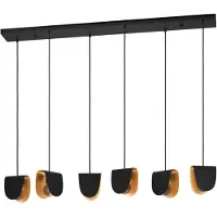 Eglo Hänglampa Serenara, dimbar, Svart, Vardagsrum / matsal, Metall, Modern, Pendellampa