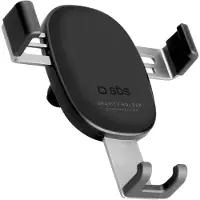 SBS TESUPPCLIPGRAVK smartphonehållare för luftventil, tyngdkraft - svart