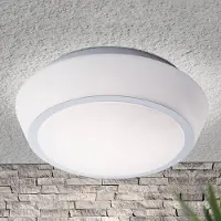 Orion Taklampa Pia, dimbar, Vitt / opal, Badrum, Metall, Modern, Taklampa