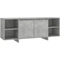 vidaXL Tv-bänk betonggrå 130x35x50 cm konstruerat trä