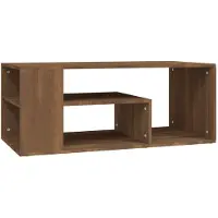 vidaXL Soffbord, Brun Ek, 100X50X40 Cm
