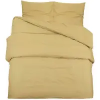 vidaXL Bäddset taupe 200x220 cm lätt mikrofiber