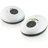 Alecto DBX-115 - digital babyövervakning, elektronisk barnvakt, räckvidd 50m, Full Eco-läge, vit