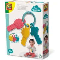 SES Creative Skallra - Aktivitetsnycklar - Bitande och känsla - - One Size - Skallra