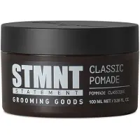 STMNT Grooming Goods Classic Pomade 3,38 oz | Naturlig glans | Stark kontroll | Ltt att tvtta ur