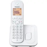 Panasonic KX-TGC210SPW trådlös telefon i vitt amber