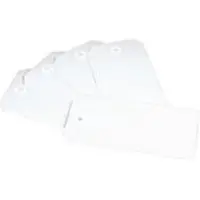 Raadhuis Etiketter med upphängningsögla 55 x 120mm vit | 250st