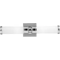 FEISS Vägglampa Payne, dimbar, Förkromad / silver, Badrum, Glas, Vägglampa, sänglampa, sänglampa vägg