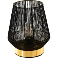 Eglo ESCANDIDOS bordslampa E27 H260 svart/mässing