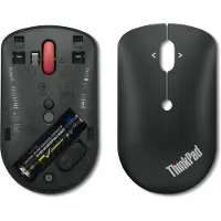 Lenovo ThinkPad Compact WiFi mus Bluetooth Optisk Svart 4 Knappar 800 dpi, 1600 dpi, 2400 dpi