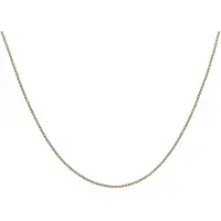 None Guldkedja pansar 0.9mm 50 cm 14k guld GD025/50