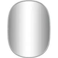 vidaXL Väggspegel silver 40x30 cm