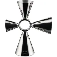 Alessi Tending Box Gia28 - Quadri Combo Jigger Cocktail Measuring Cup 18/10 Rostfritt stlkropp med central ring och fyra 1,5 3 4 och 6 cl dosers