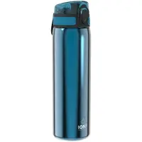 Ion8 , läckagesäker dricksflaska, rostfritt stål, blå, 600 ml