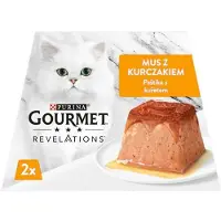 Gourmet REVELATIONS Mousse med kyckling för katter 2 x 57 g