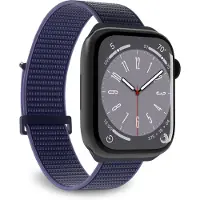 Puro Nylon Sport - Rem för Apple Watch 42/44/45/49 mm (Marinblå)