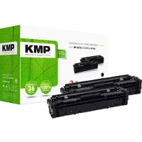 KMP Toner Ersätter HP HP 201X (CF400X) Kompatibel 2-pack Svart 2800 sidor H-T215DX 2536,3021