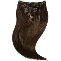 Rapunzel of sweden Classic Clip-ins Straight / Medium Volume / 7 pieces 2.3 Chocolate Brown 50 cm Löshår 110 g