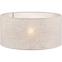 Duolla Lampskärm Roller, grå, Ø 50 cm, höjd 24 cm Roller , Aluminium / grå / zink, Textil / tyger / siden