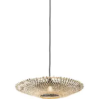 QAZQA Orientalisk pendellampa bambu 50 cm - Rina