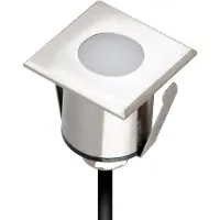 EVN P67104002 P67104002 Markbelysning LED fast installerad LED 1 W Rostfritt stål