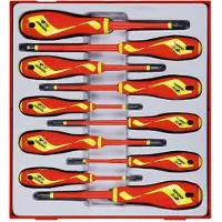 Teng Tools 1000V skruvmejslar 10st (17439-0104)