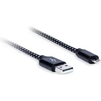 Aq Premium PC64018 1,8 m Svart-Vit Hi-Fi USB-kabel