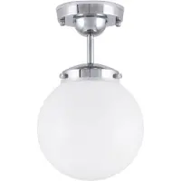 Globen Lighting - Alley Taklampe IP44 Chrome/White