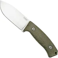 Lionsteel M3 M3-CVG Green Canvas Micarta fixed knife